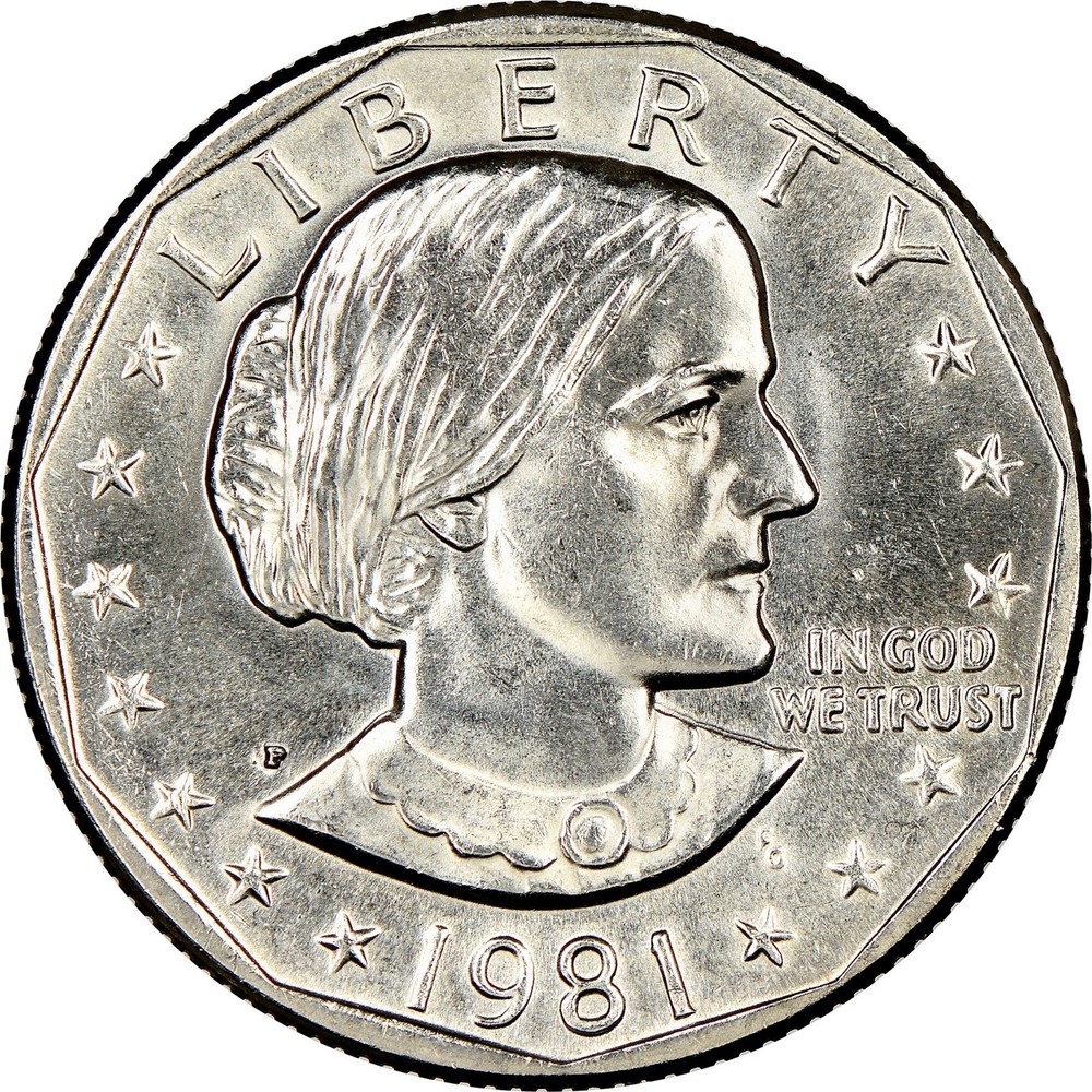 1981-P Mint State Susan B. Anthony Dollar 1$