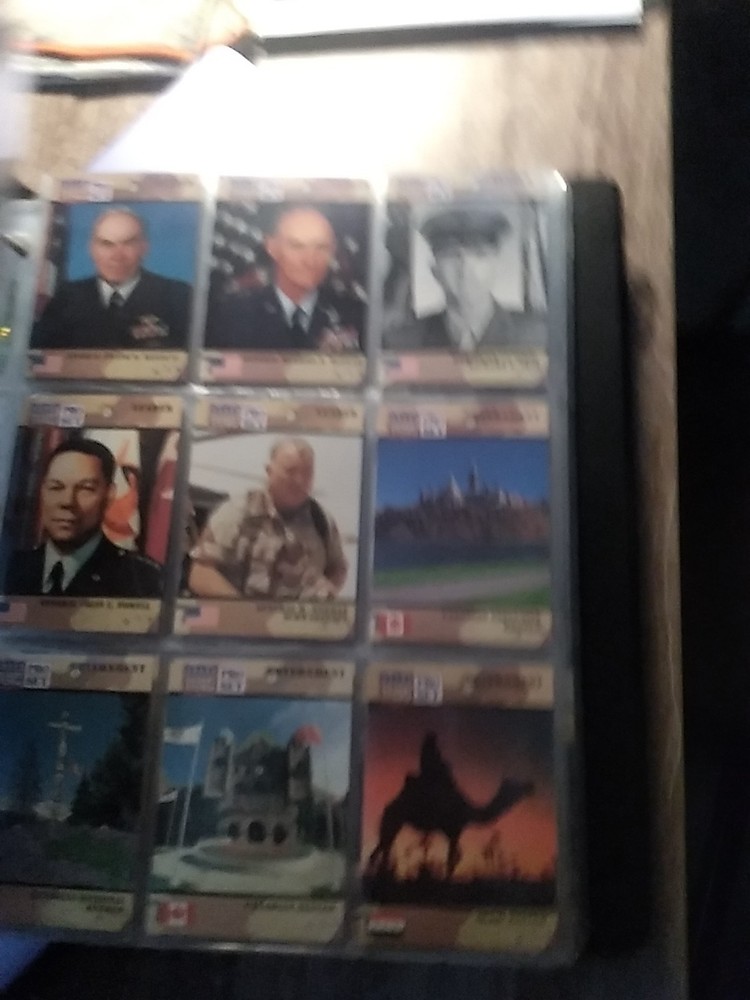 Desert Storm Pro Set Trading Cards