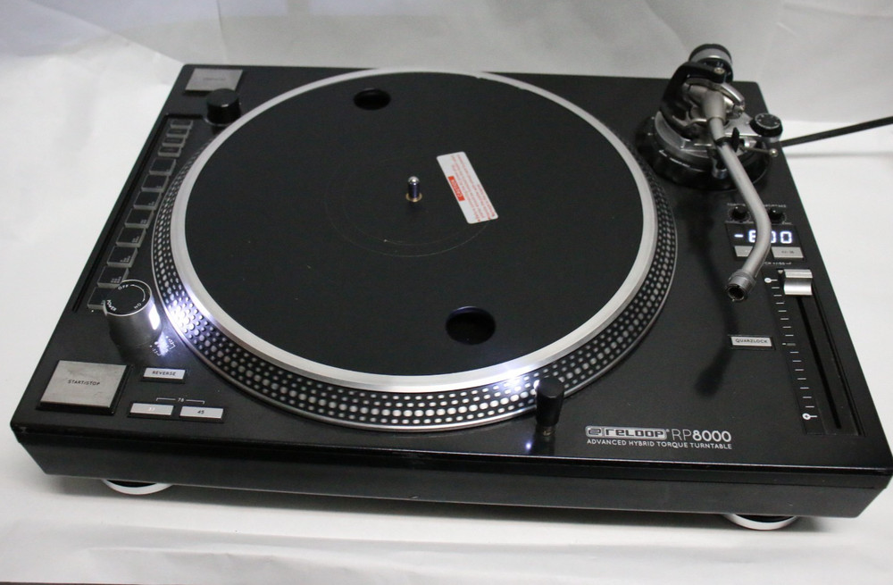 Reloop RP8000 DJ Turntable Upper Torque advanced Hybrid turntable