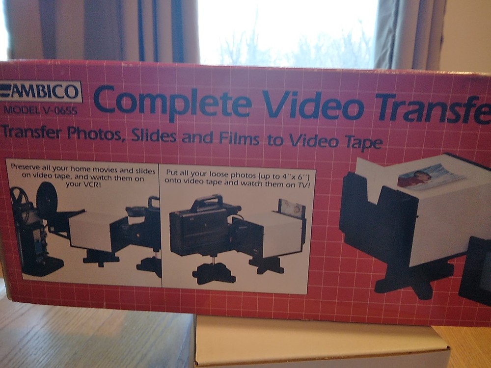 Ambico Model V-0655 Complete Video Transfer System 4 D Batteries Required
