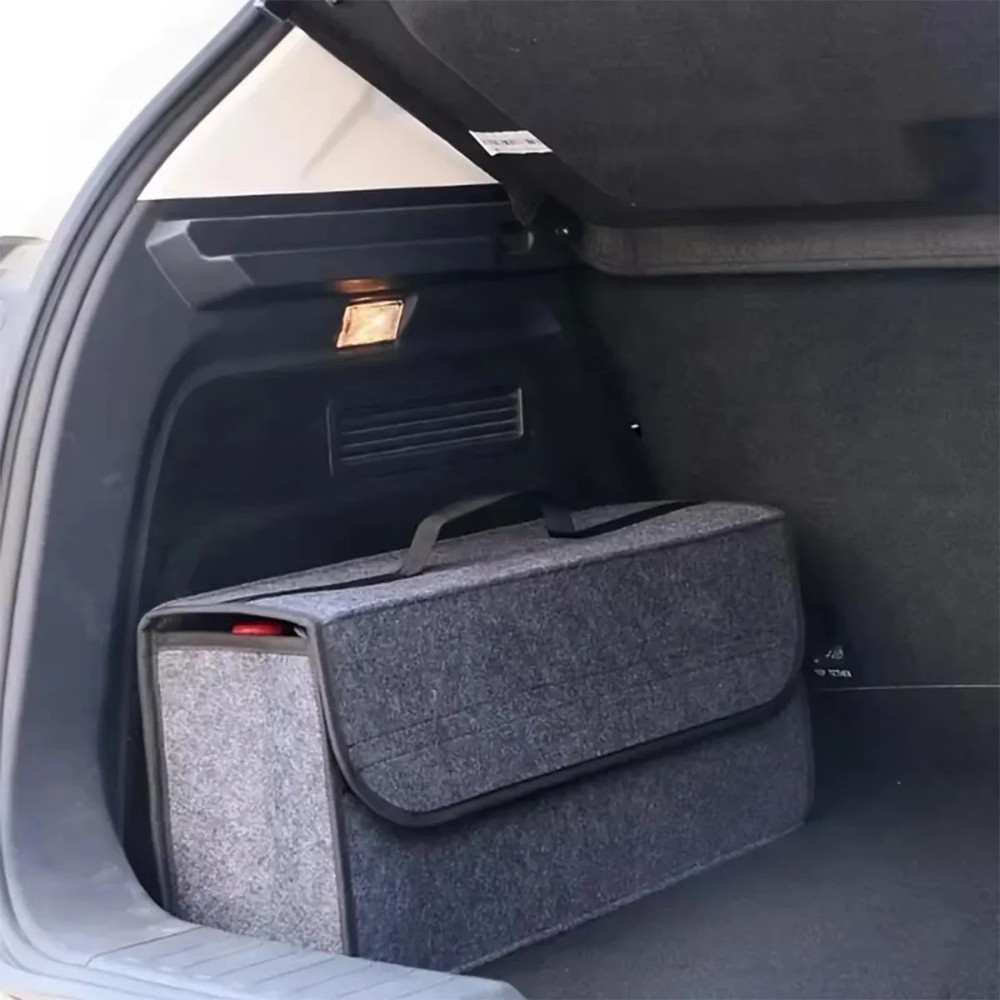 Large Capacity Soft Felt Car Storage Box