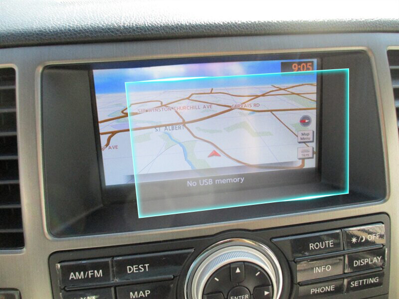 Crystal Clear Screen Protector for 2013 Nissan Armada Vehicle Navigation