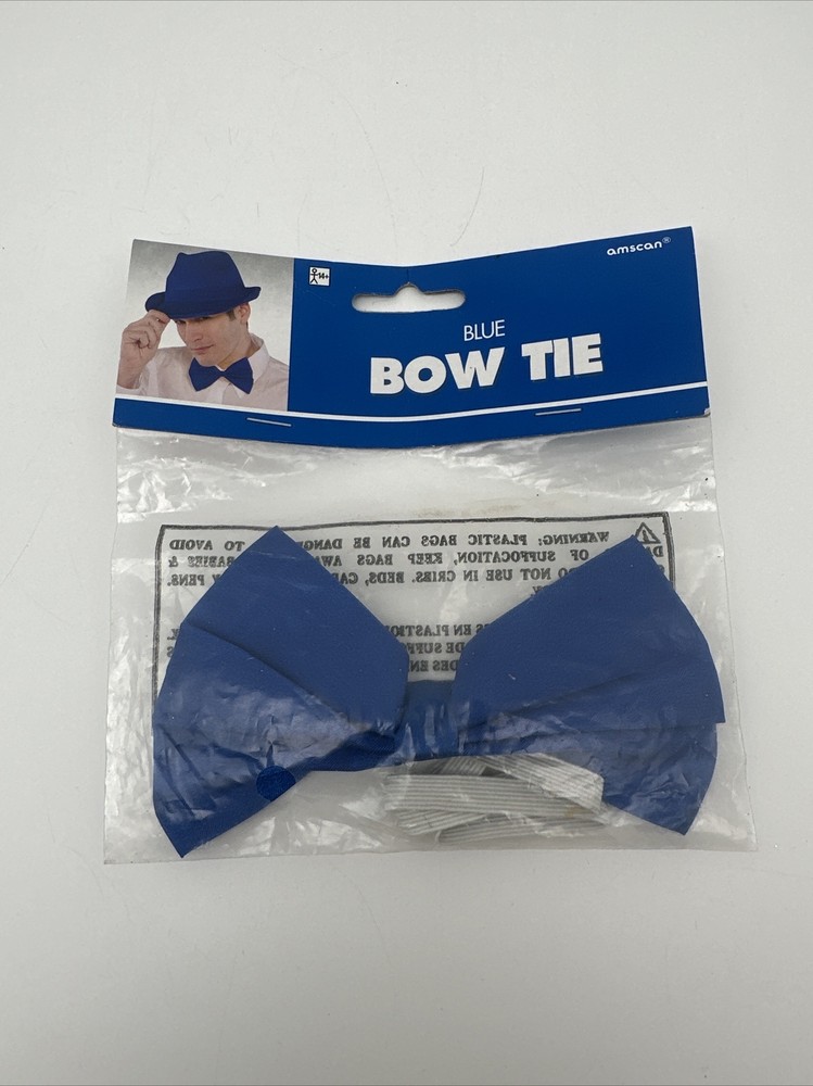 Bow Tie Men Blue  Costume Accessory No Eud Papillon…97