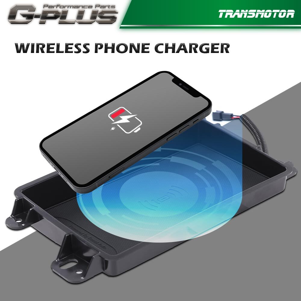 Wireless Phone Charging Kit Fit For 2009-2014 Ford F-150 Trucks (full Console)
