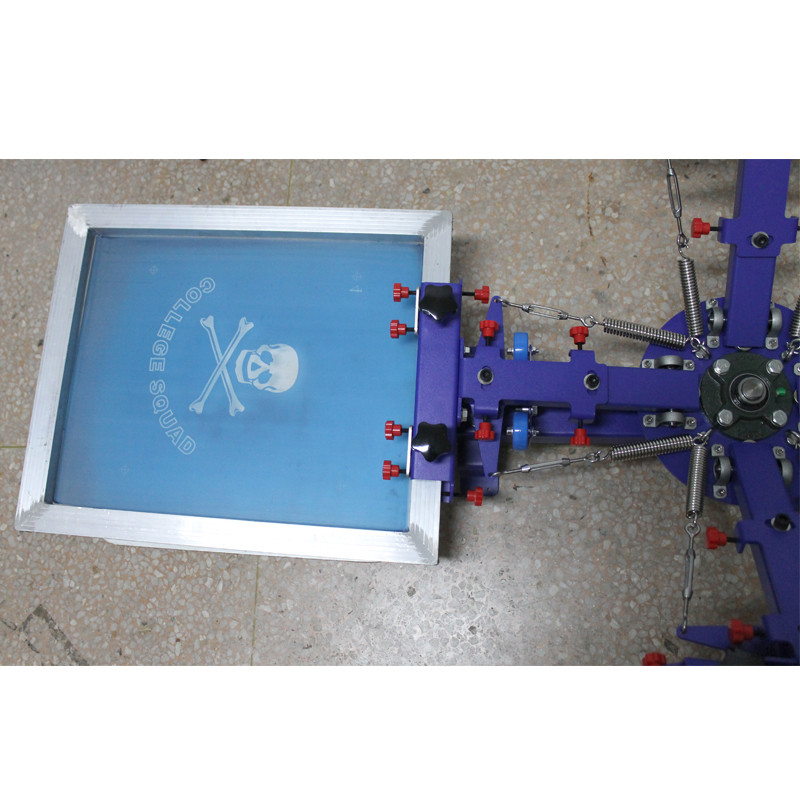 Micro-regisitration Screen Printing Kit 4 Color 2Station Screen Printing Machine