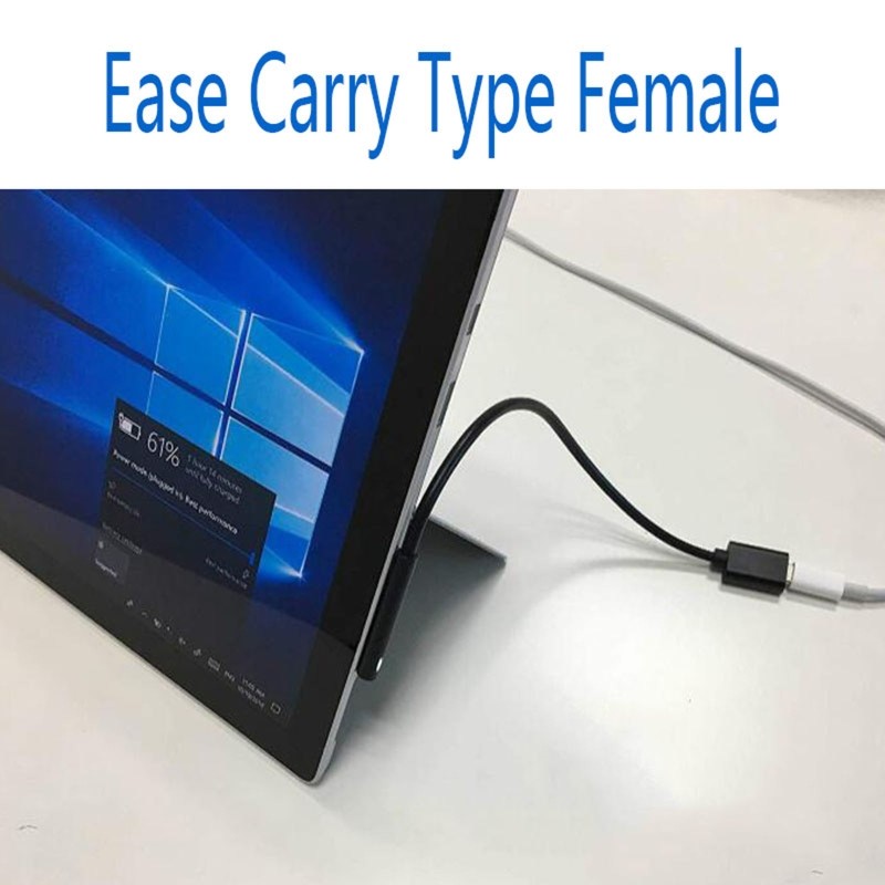 Type C PD Charging Cable for Surface Pro 7/6/5/4/3 GO BOOK Laptop
