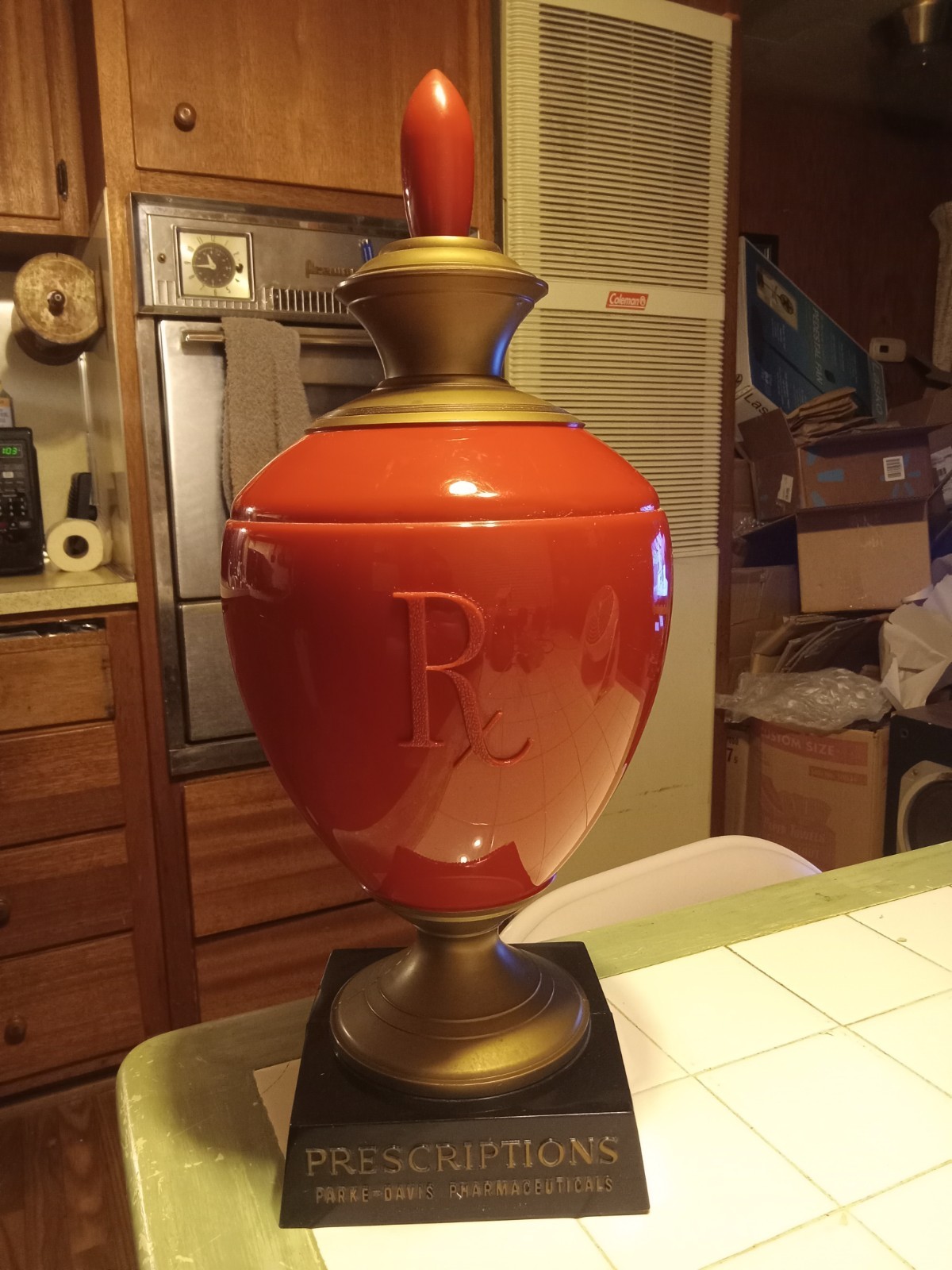 Pharmaceuticals Rx Pharmacy Apothecary Lights Parke-Davis Lamp