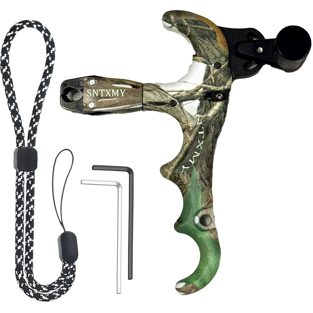 Bow Release for Compound Bow 360° Rotatable Thumb Release for Compound Bow Ar...