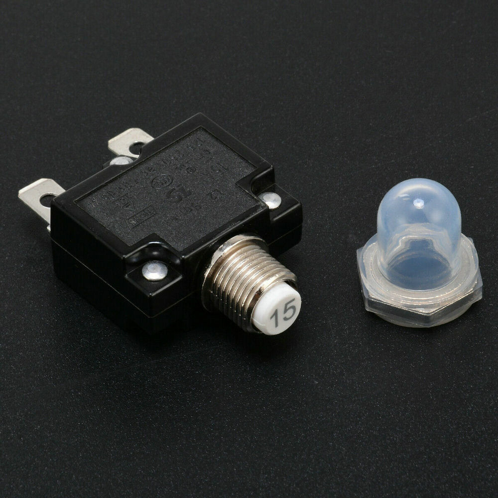 5/10/15/30 Amp Push Button Manual Reset Thermal Circuit Breaker Overload Switch