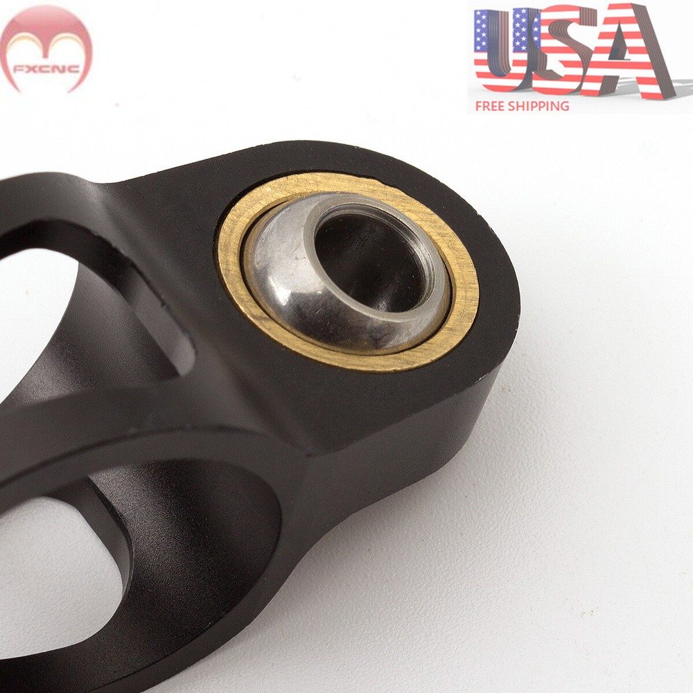 Universal CNC 295mm Steering Damper Stabilizer Linear Stabilizer Adjustable BLK