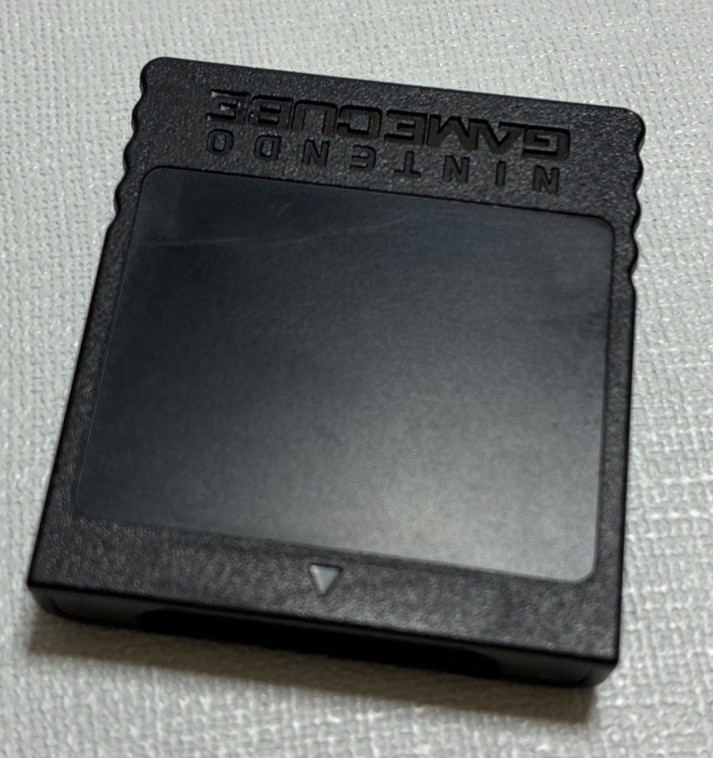 Original Nintendo Gamecube Memory Card 251 Black - DOL-014