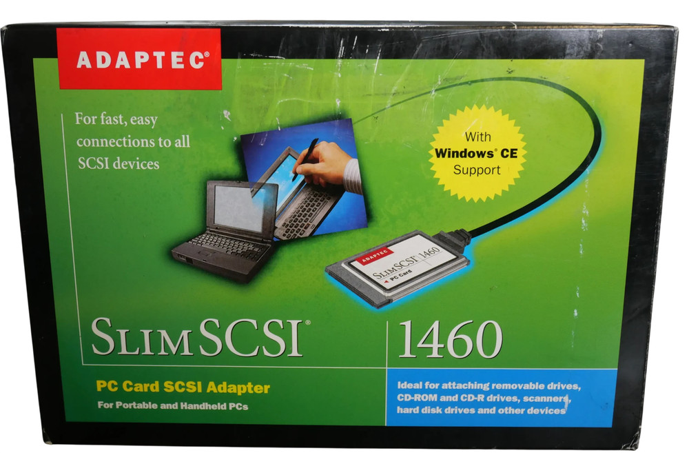 Adaptec Slim SCSI 1460DPC Card - Free Shipping