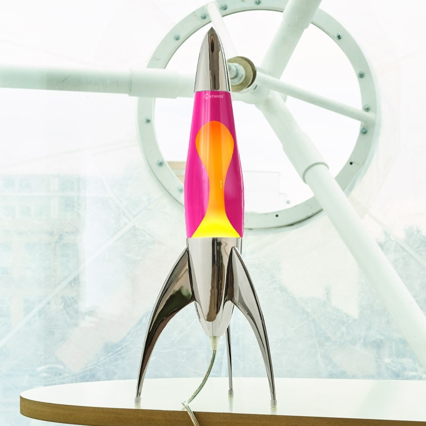 Mathmos Telstar rocket lava lamp: Silver USA SHIPPING