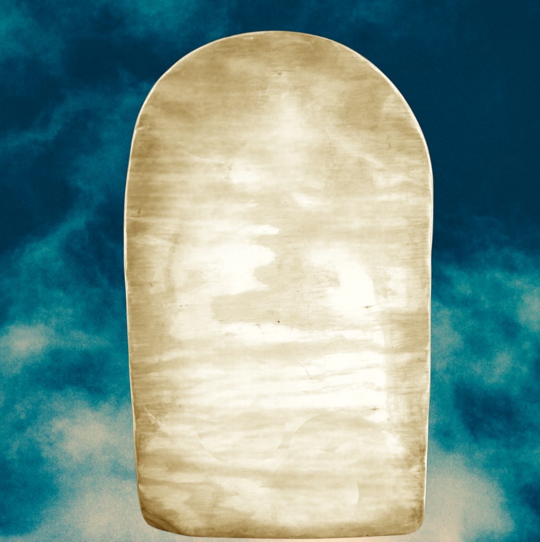 Rugged plain tombstone mold concrete mould decorate yourself 21" x 12.5" x 2"