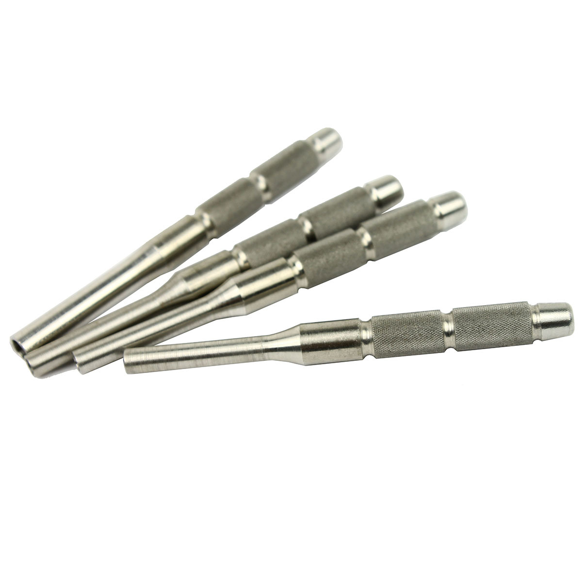 4 Pcs Hollow End Roll Pin Tool Starter Punch Set Stainless Steel 4.0mm 5.3mm