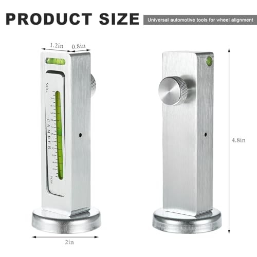 Adjustable Magnetic Gauge Tool, Camber Castor Strut Wheel Alignment White