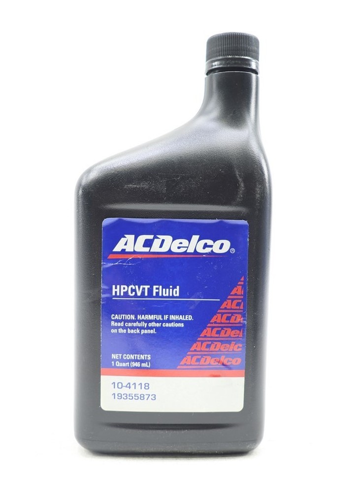 NEW ACDelco HPCVT Continuously Variable Transmission Fluid 1 Quart 10-4118