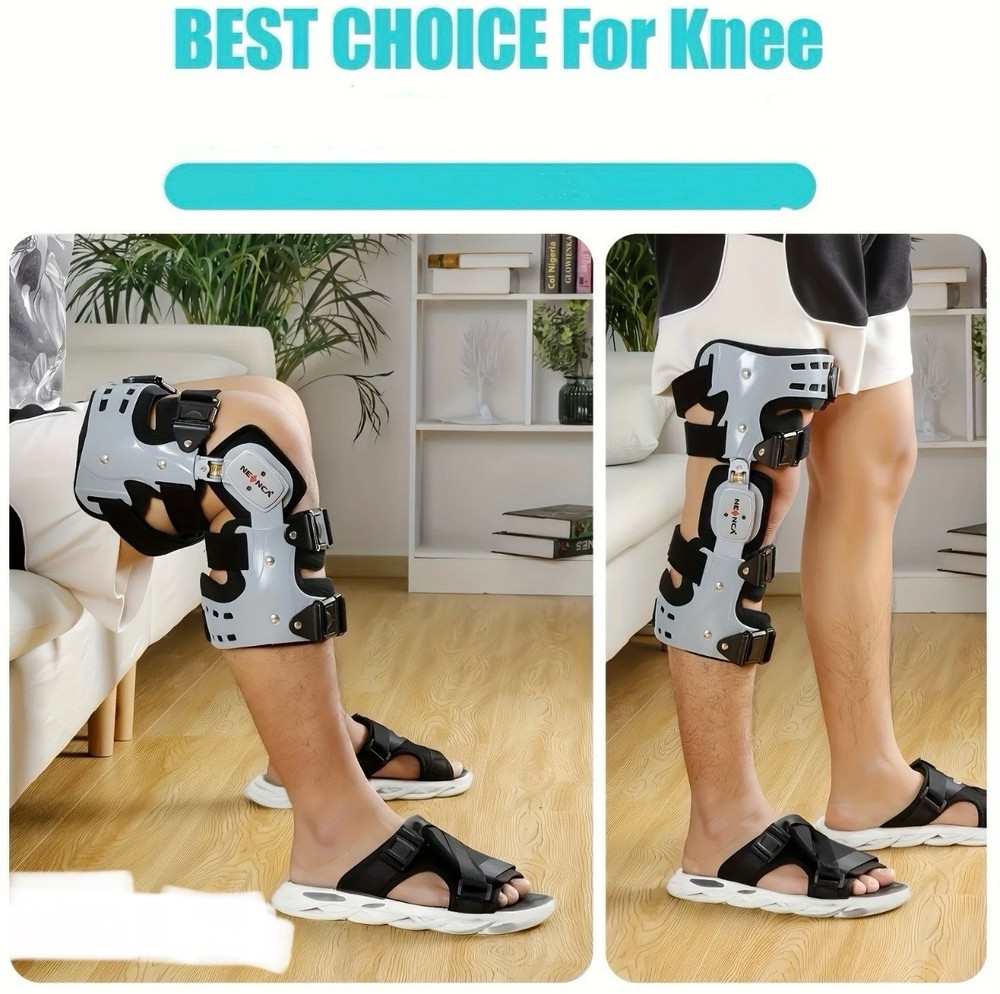 Adjustable Knee Brace For ACL, MCL, PCL Support Breathable ( Left Side)