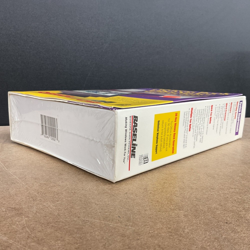 Baseline Data Systems OA Office Accelerator Version 2.1 MS-DOS Factory Sealed