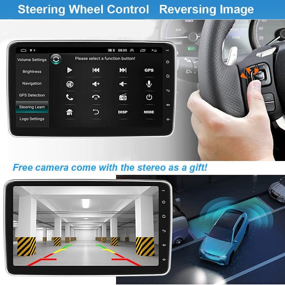 Android 13 Double Din Stereo for Corolla 2009-2013 GPS Bluetooth Camera