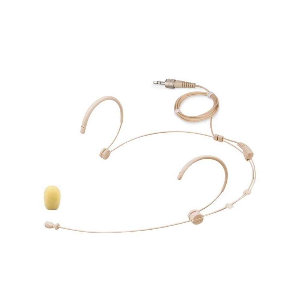 Beige Headset Microphone fits Sennheiser Pro Audio Bodypack Transmitter