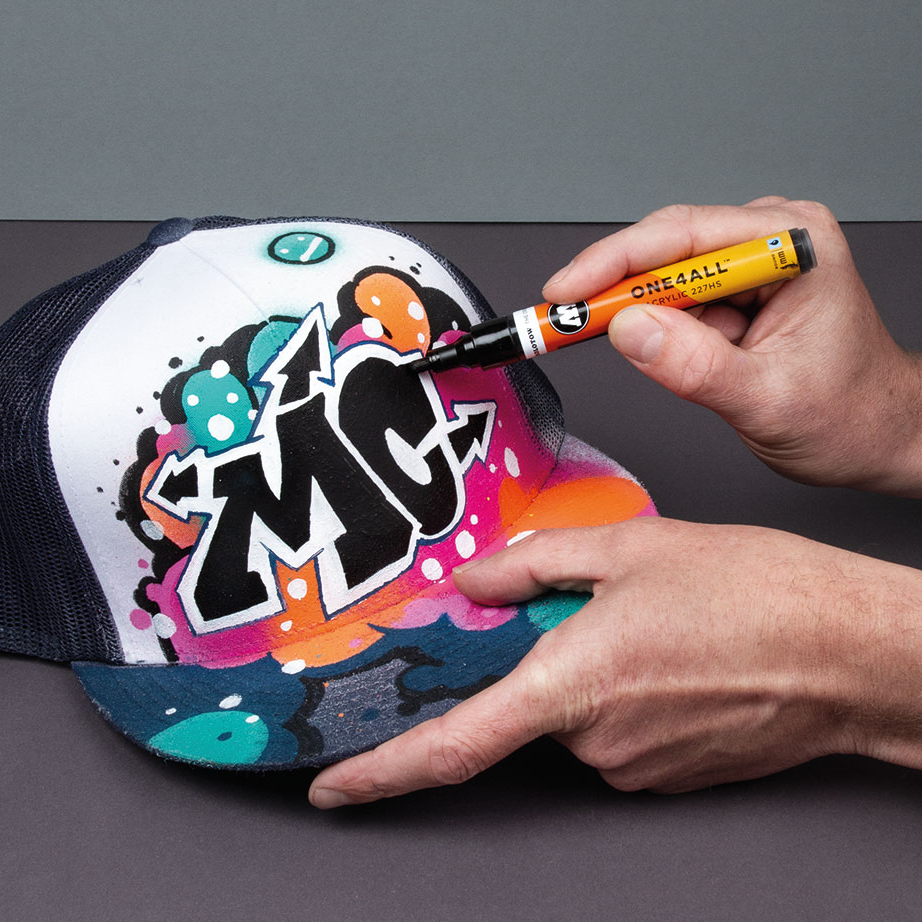 Molotow ONE4ALL 227HS 4MM Single Acrylic pump markers graffiti art supplies