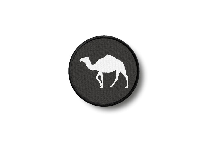 Patch Badge Embroidered Iron-On Camel
