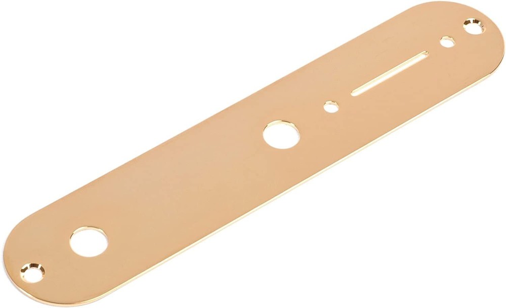Control Plate for Tele, Gold