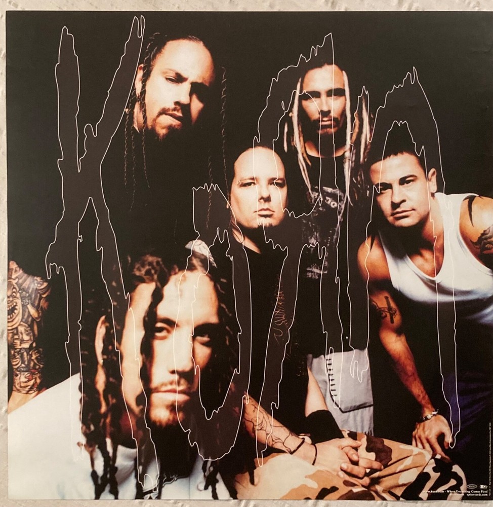 Korn 2003 Two-Sided Promo Poster Take A Look In The Mirror H