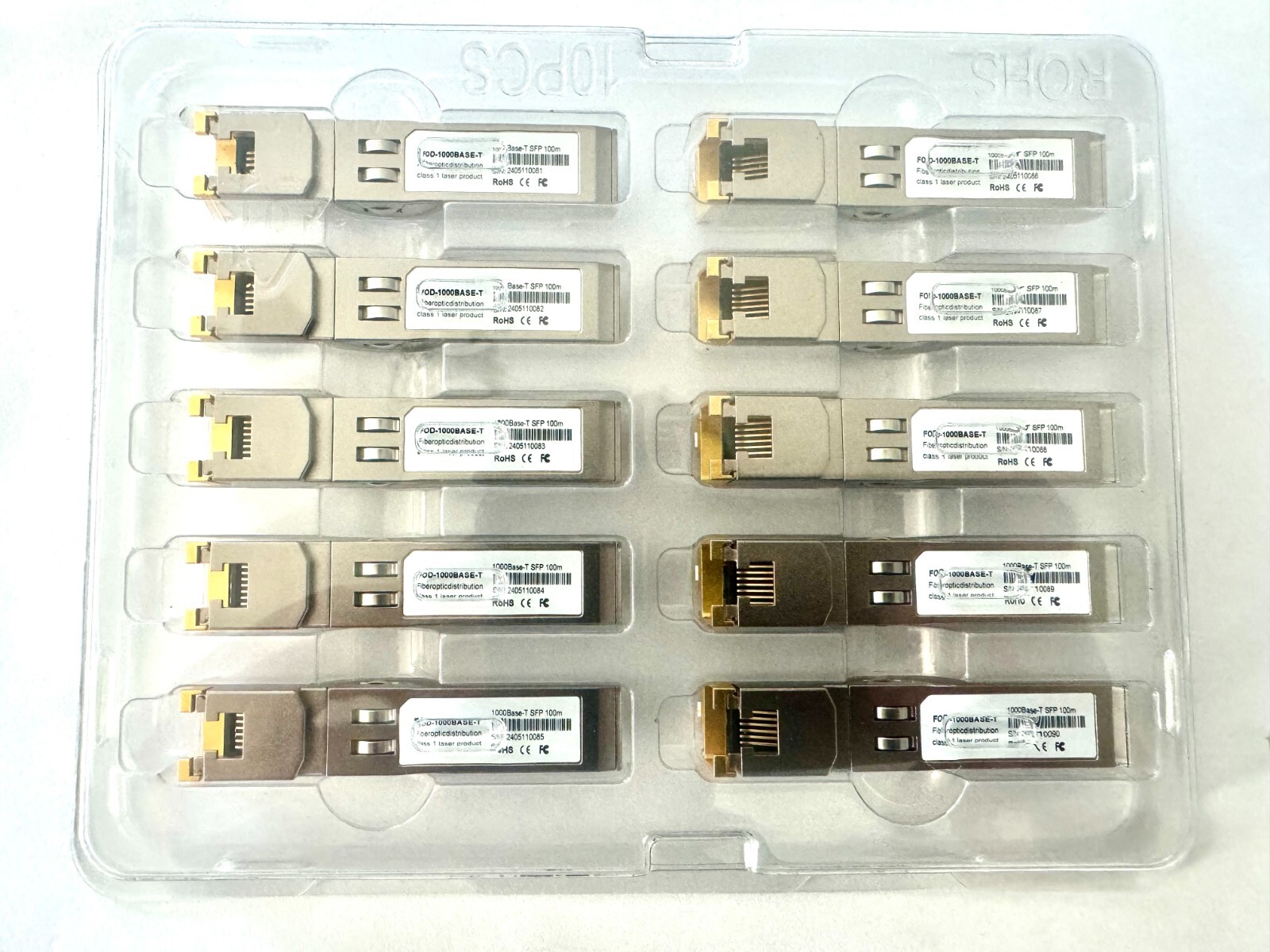 UF-RJ45-1G Ubiquiti Compatible 1000Base-T RJ45 Copper SFP Transceiver -86780