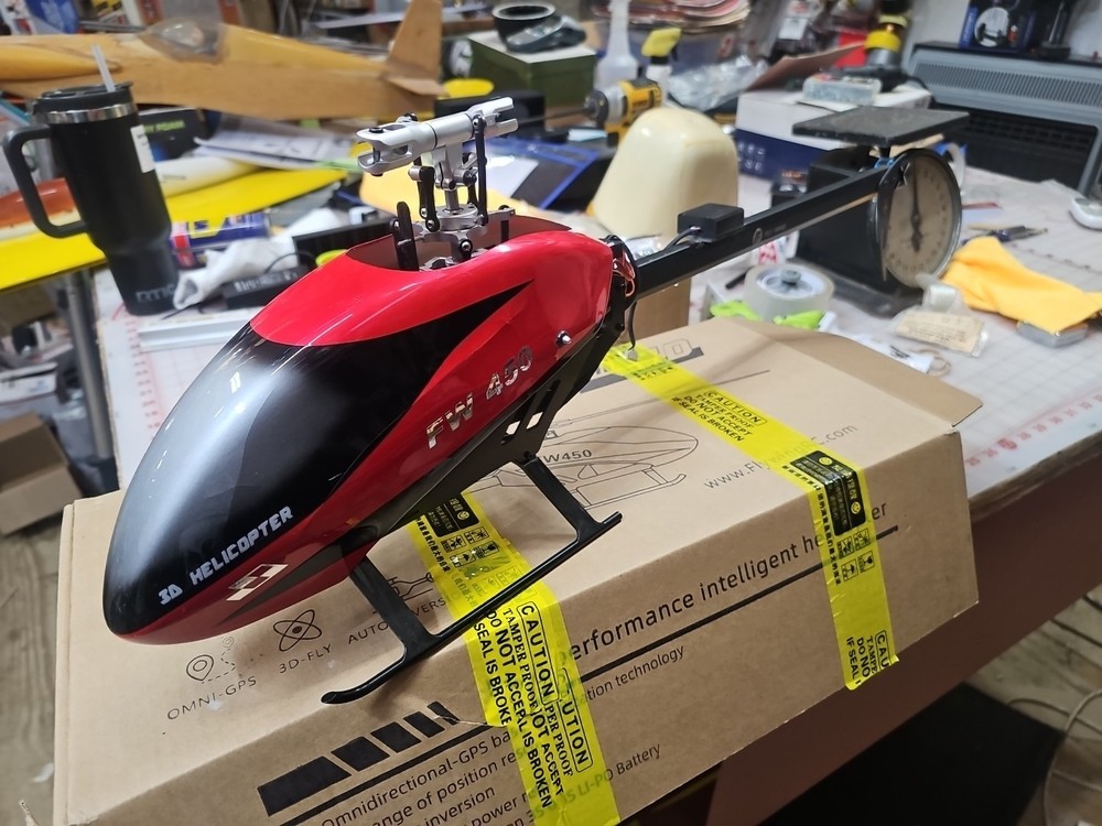 Fly Wing V2 Fw450 Heli. With Transmitter