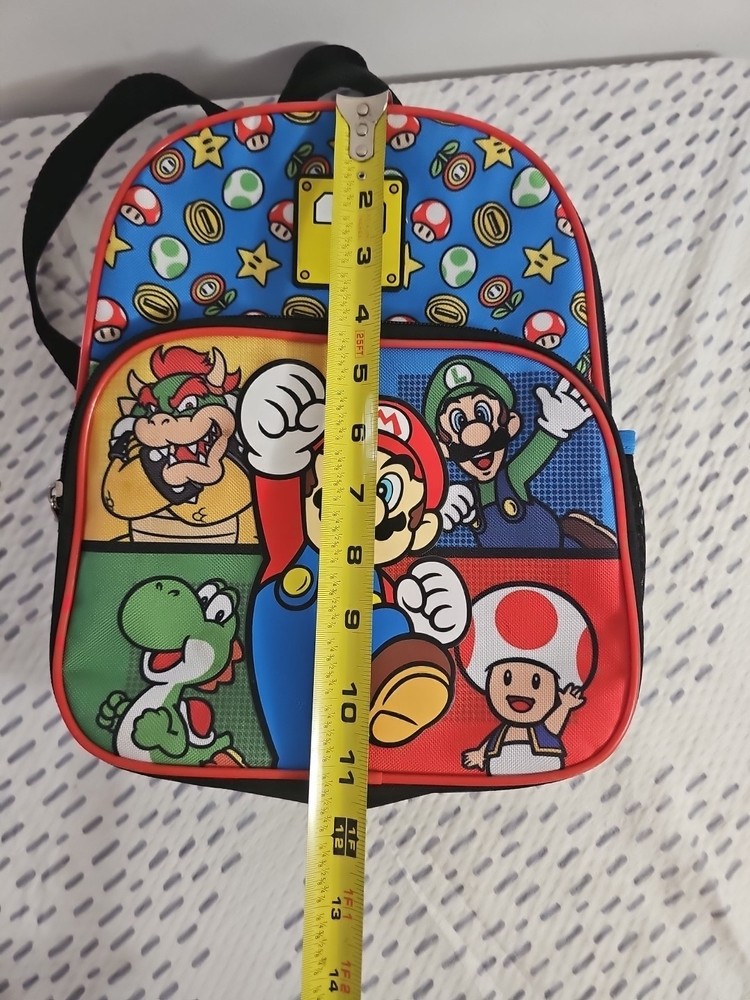 Super Mario Backpack- Kids - Mario And Luigi 11" MINI Backpack