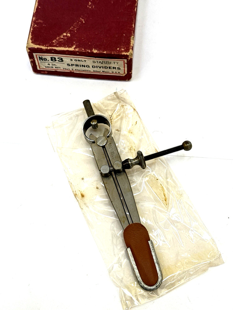 STARRETT No. 83 Divider 4" New old stock