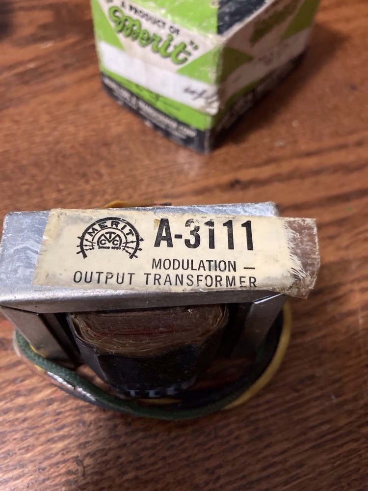 Merit A-3111 Modulation-Output Transformer NOS
