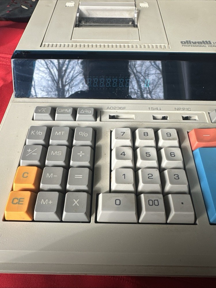 Vtg Olivetti Electronic Calculator Professional Heavy Duty 6000 Adding Machine