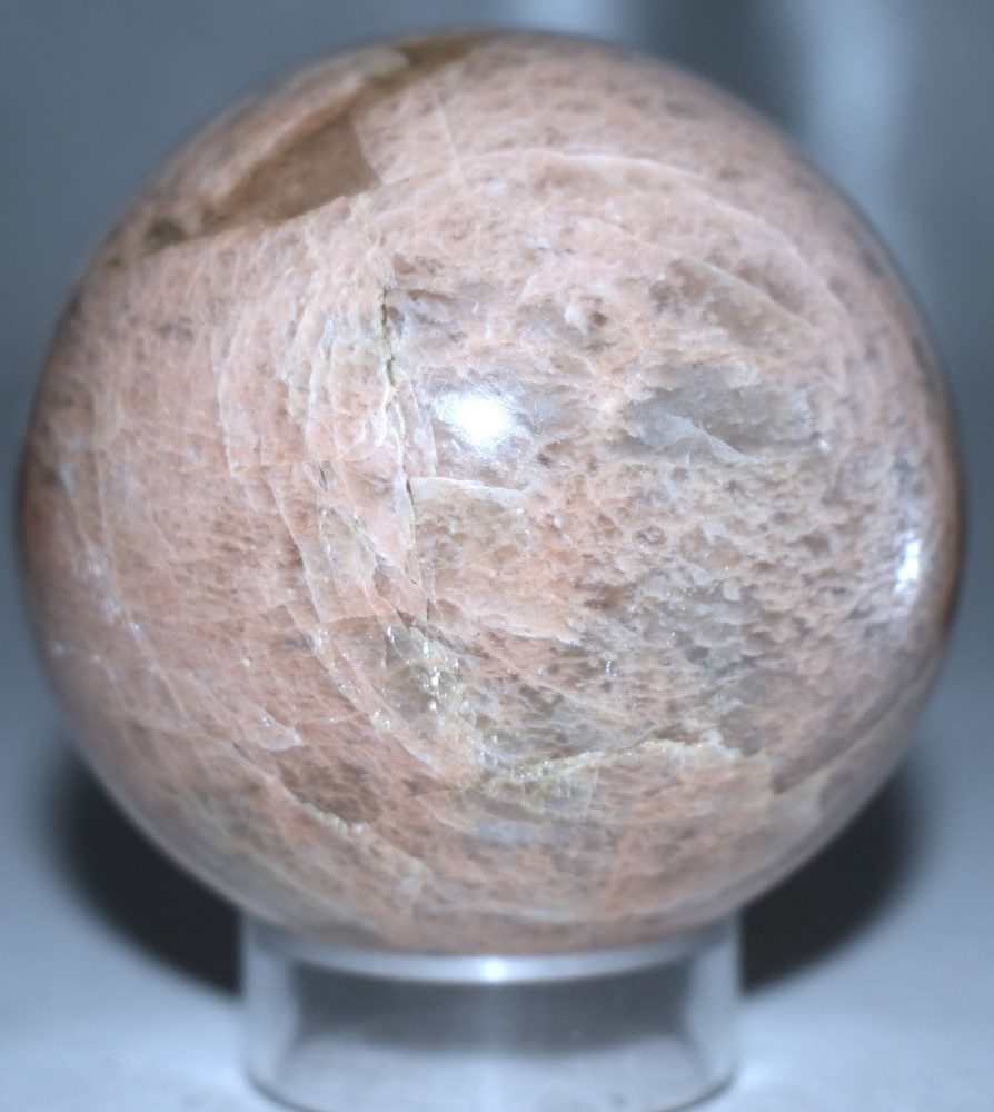 Pretty Peach Moonstone Sphere 2.32"/284 Grams