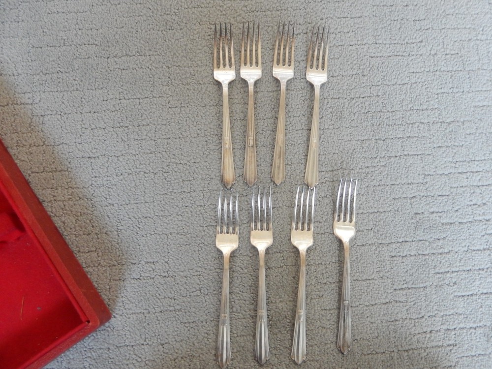 Stratford Plate Cotillion flatware & Box