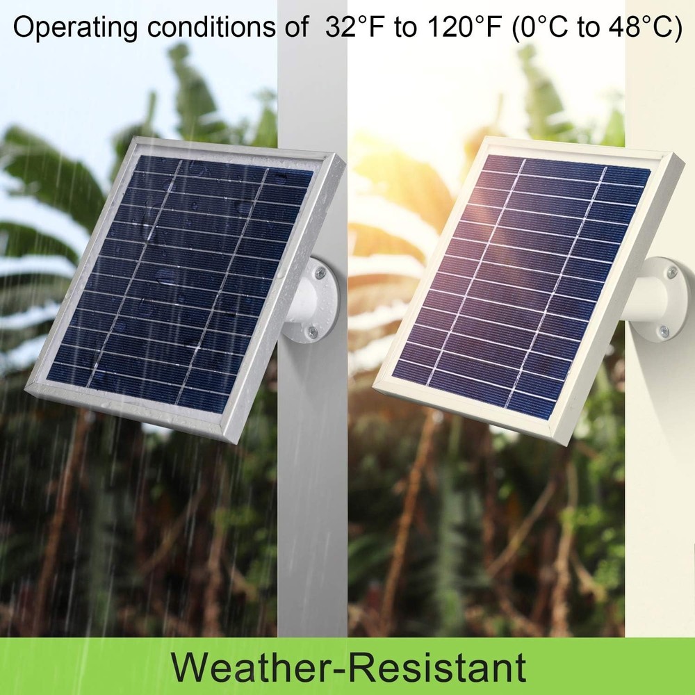3 Pack Solar Panel Charger Compatible with Arlo Pro 4/Arlo Silver
