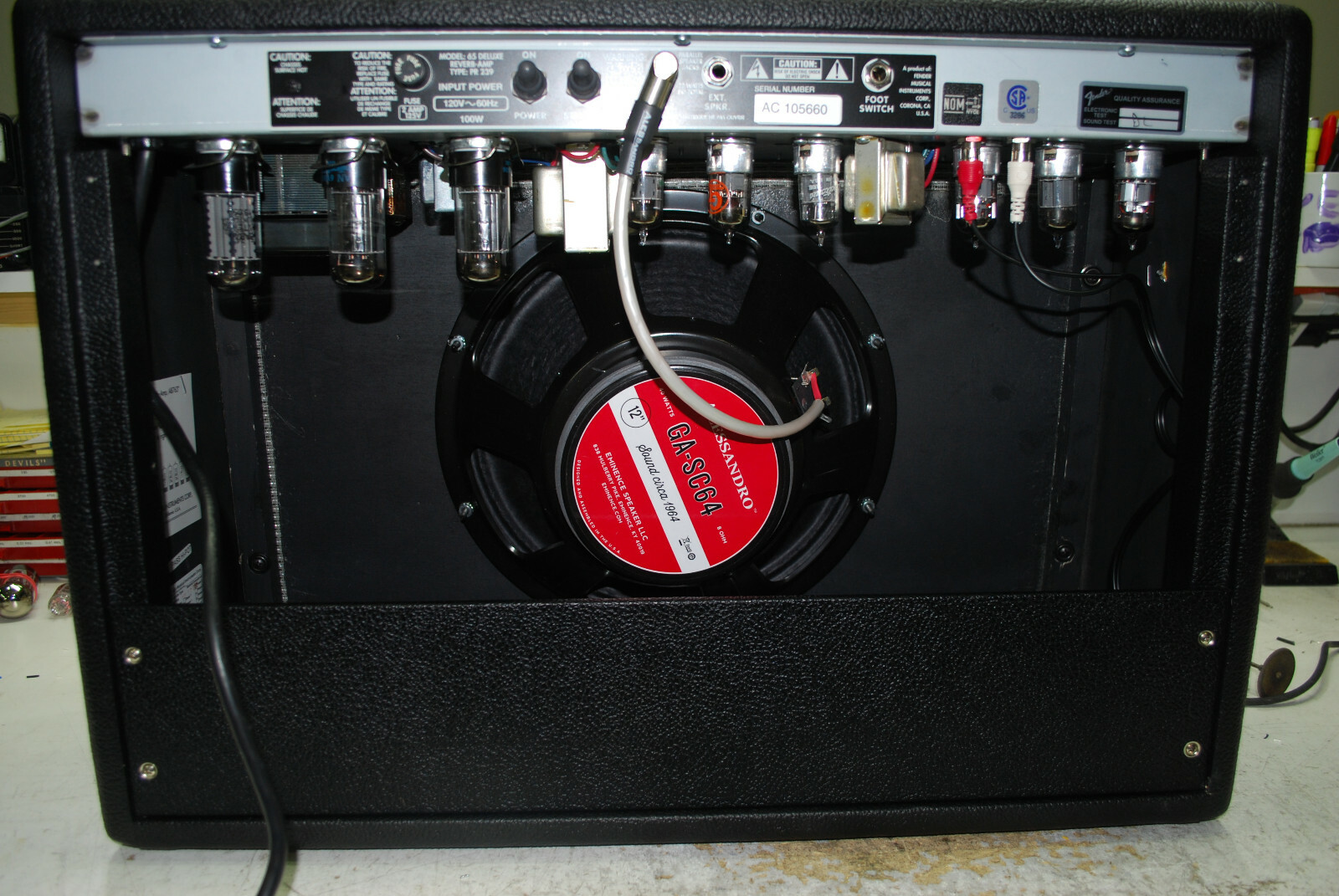 Alessandro High-End Products Hand-wired Service for Fender Deluxe Reverb Reissue