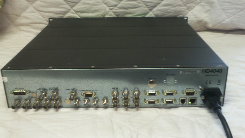 TIERNAN HD4040 HD/SD HD-SDI IRD High Definition Mpeg-2 Video Decoder