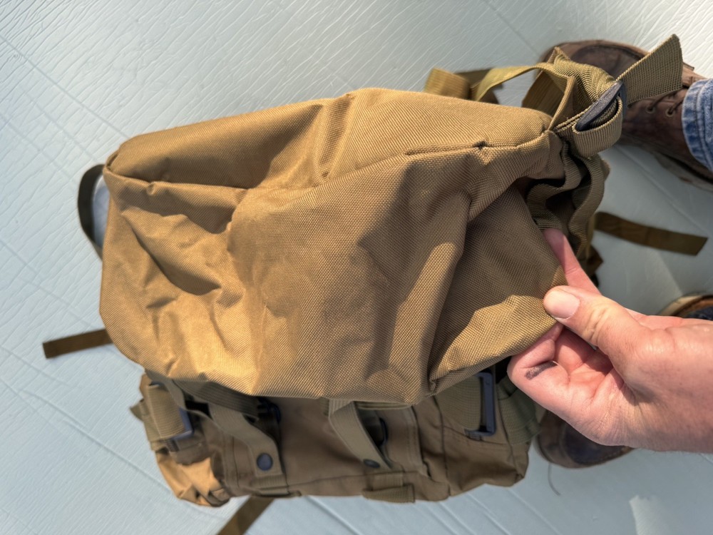 Tactical Rucksack Backpack Large Volume Coyote Brown