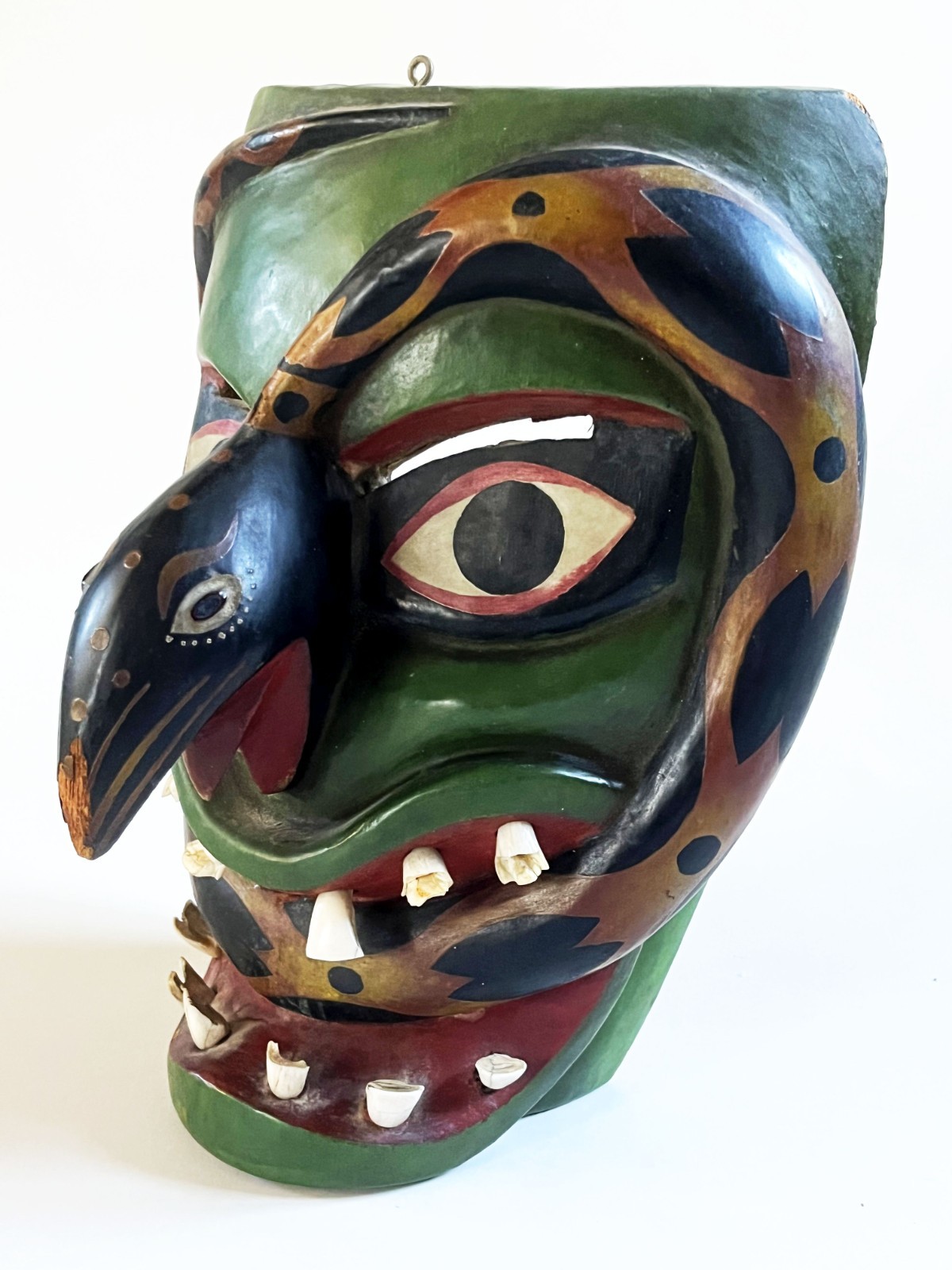 VICTORIANO SALGADO URUAPAN MICHOACAN XL 11" FECUNDIDAD FERTILITY WOOD MAQUE MASK