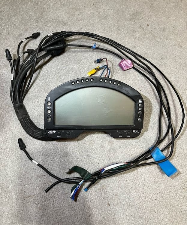 AiM MXL Pista Data Logger Acquisition System Dash Display