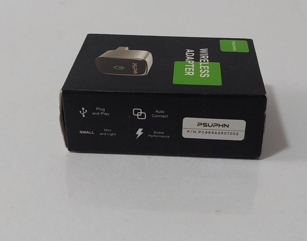 PSUPHIN WIRELESS ADAPTER PC96 PLUG & PLAY, AUTO CONNECT