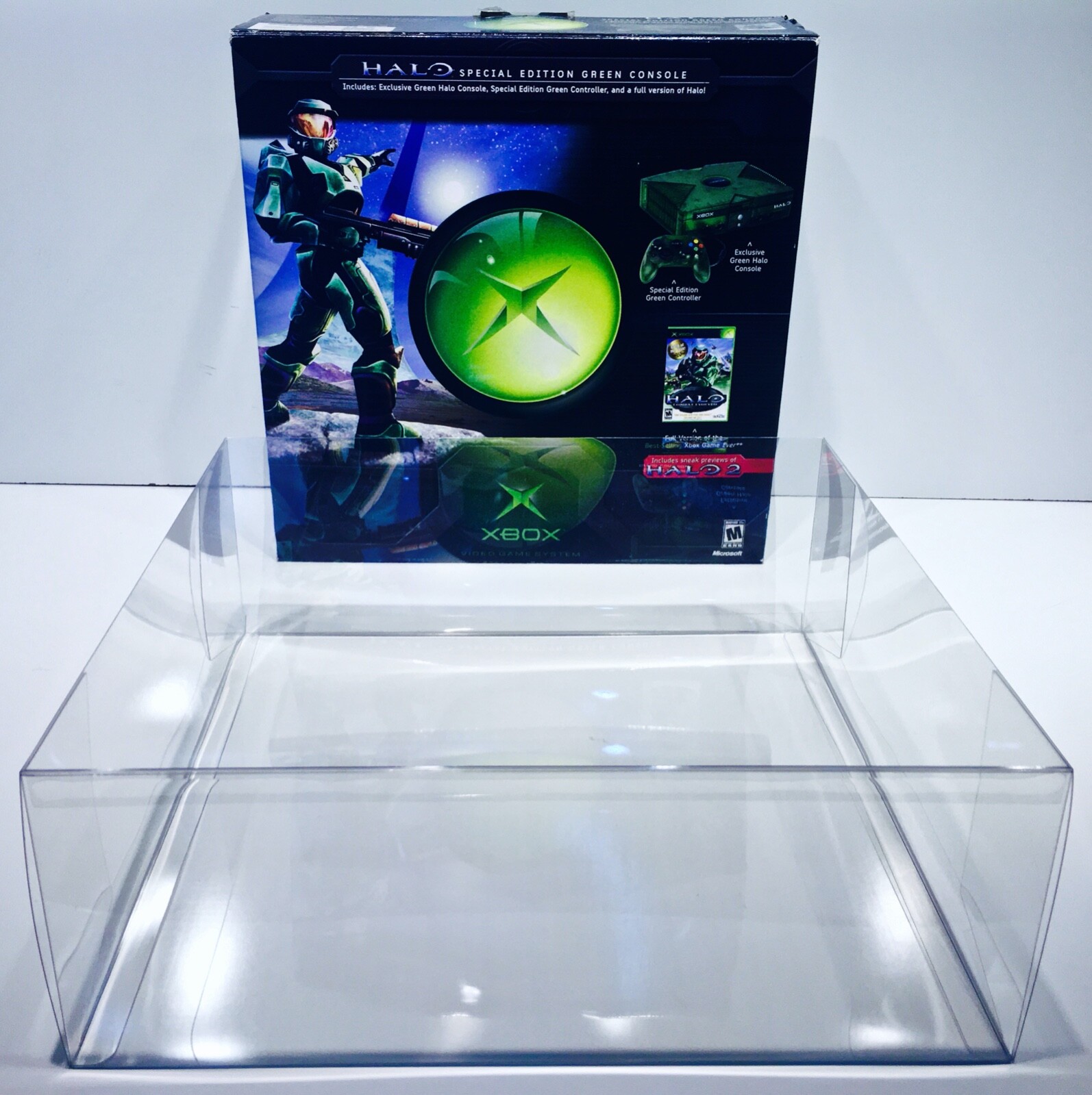 1 Console Box Protector For Original XBOX HALO Edition ETC. READ DESCRIPTION!