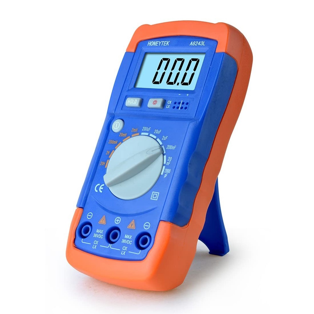 HONEYTEK A6243L Digital Inductance Meter Electronic Capacitance Tester Induct...