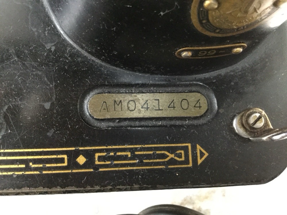 Singer Model 99 Sewing Machine with Foot Control - Serviced!