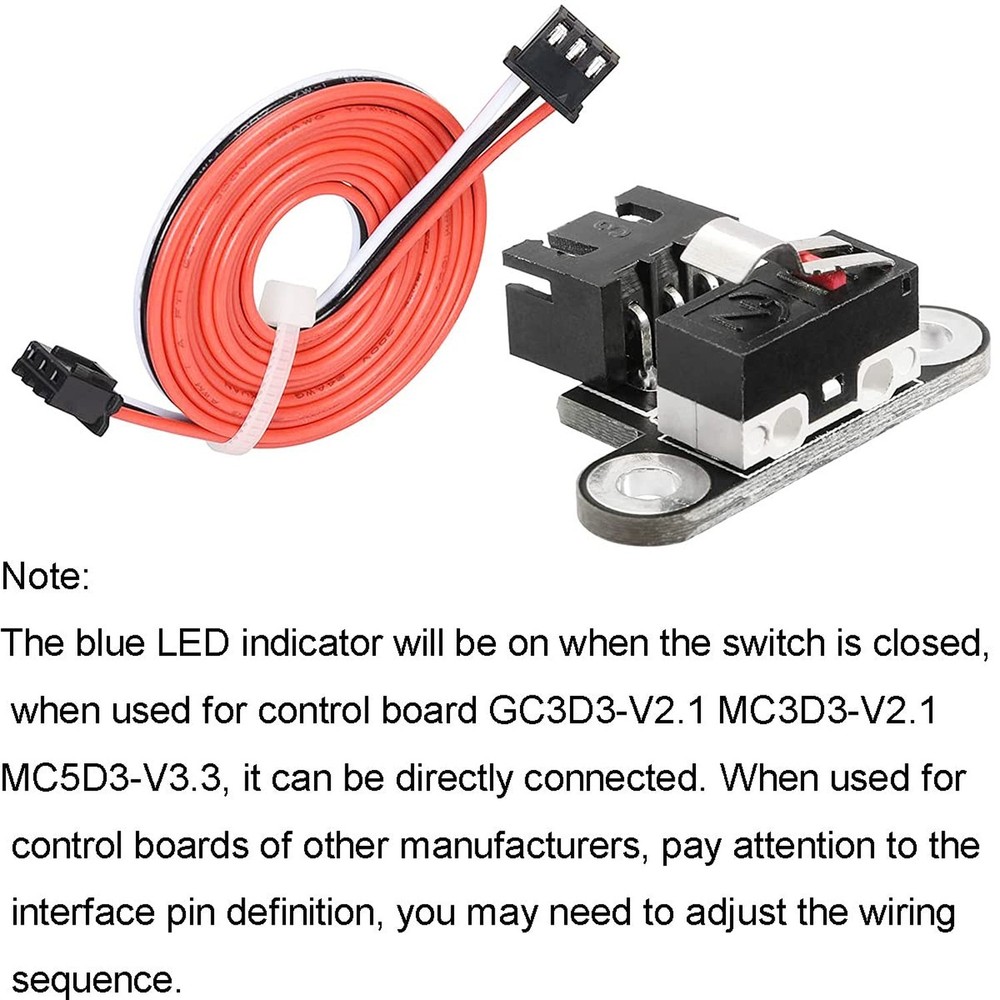 6 pcs Mechanical Limit Switch Module Vertical Type Endstop Switch Micro Limit...