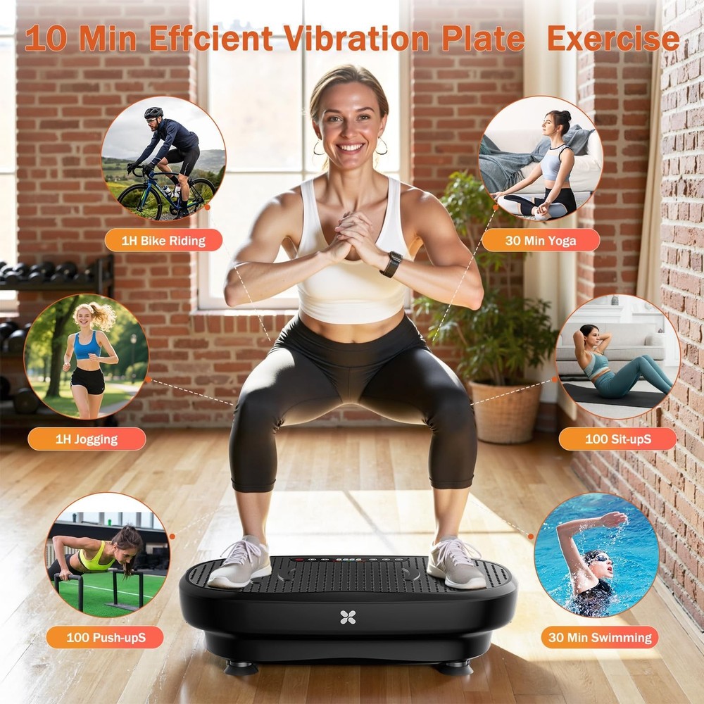 Vibration Plate Exercise Machine, Vibration Plate Platform for Lymphatic Drai...