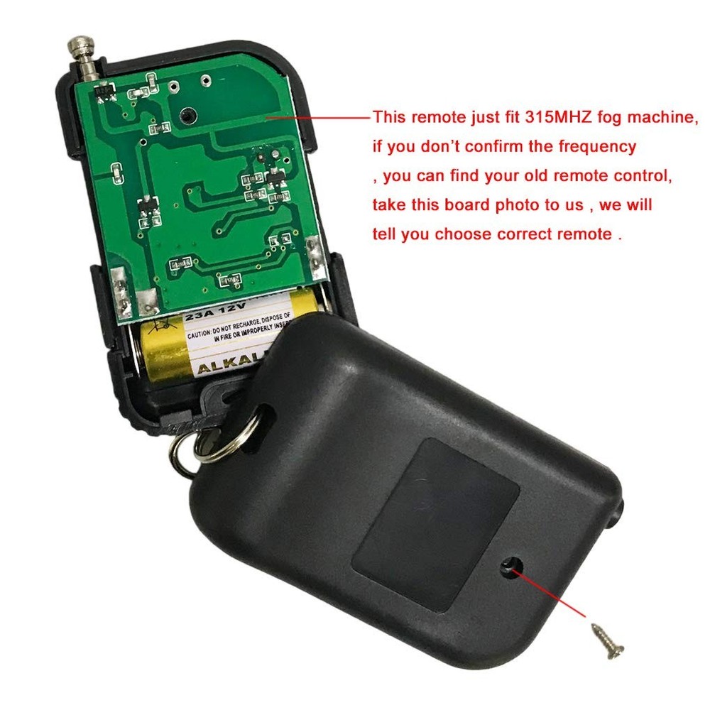 Wireless Remote Controller Receiver Replacement Part for 400 500 900W Fog Smo...